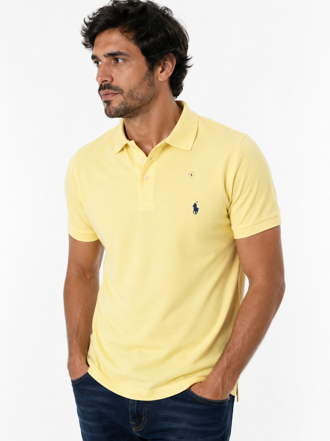 Camisa Gola Polo RL Amarela
