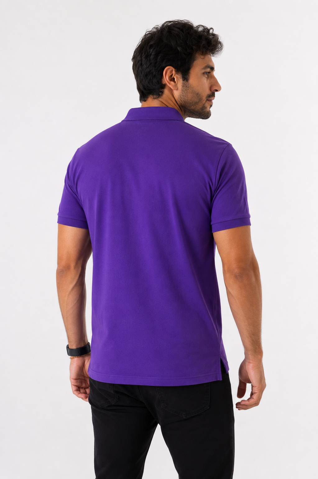 Camisa Gola Polo RL Roxo