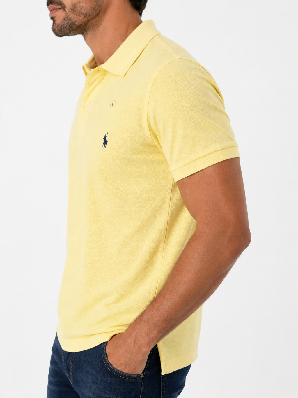 Camisa Gola Polo RL Amarela