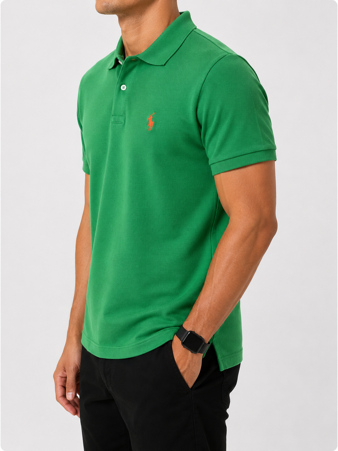 Camisa Gola Polo RL Verde