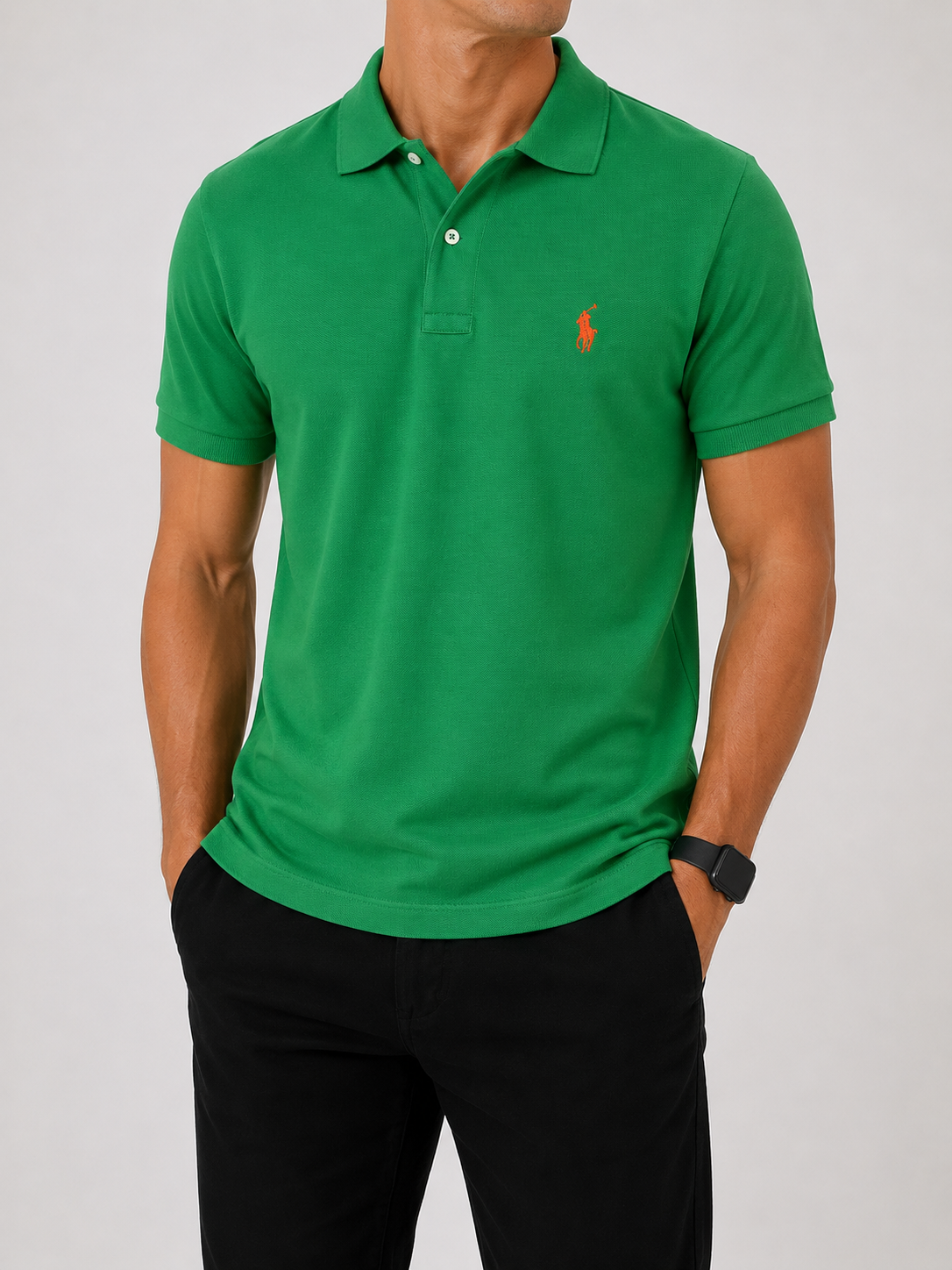 Camisa Gola Polo RL Verde