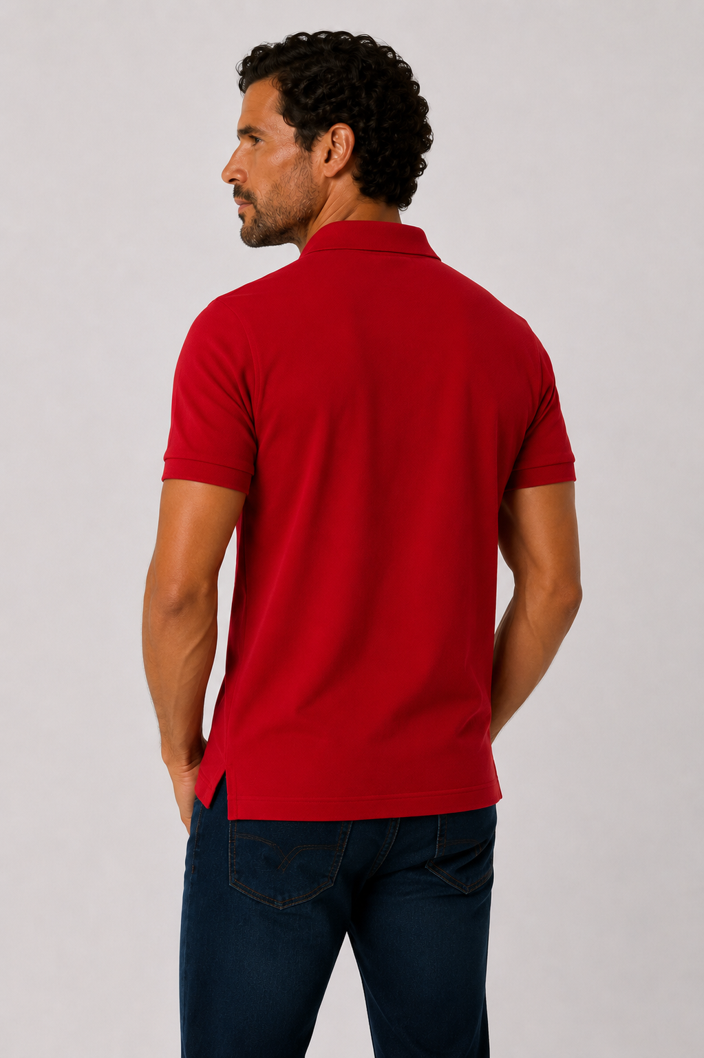 Camisa Gola Polo RL Vermelha