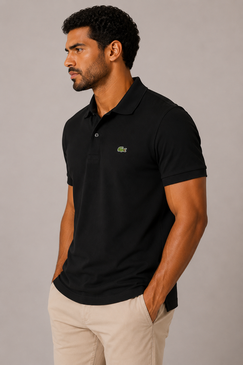 Camisa Gola Polo - LCT Preta